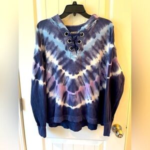Justice Girls Tie Dye hoodie size 16/18